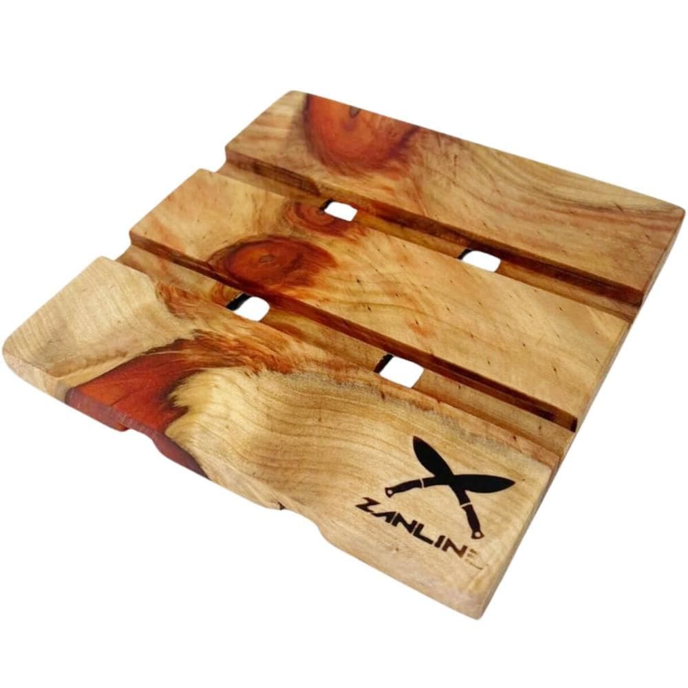 Descanso de Panela em Madeira Nobre 18x18cm Zanline Apoio Po