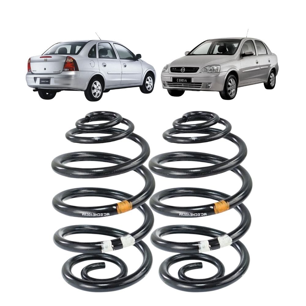2 Molas Helicoidais Cofap Traseiras Corsa 1.4 GII Sedan 2002 A 2012