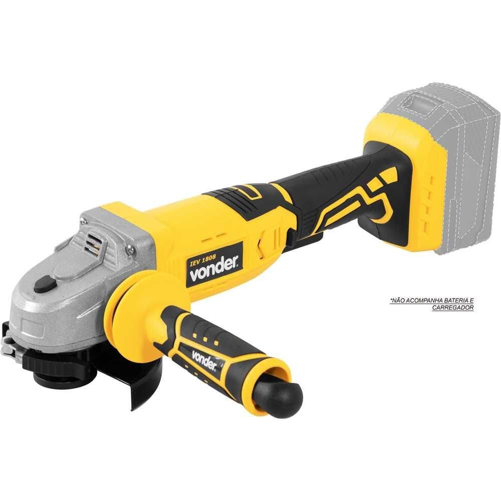 Esmerilhadeira 41/2" bateria intercambiável de 18 V sem bate