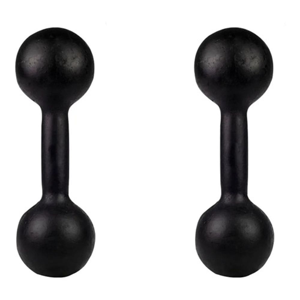 Par Halter Bola Pintado 4kg Para Ginastica e Musculação