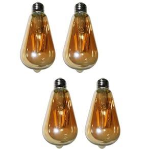 Lampada de Led Multi Filamento Kit 4 Uni Vintage Bivolt Retro Decoraçao Casa Quintal Varanda Iluminaçao