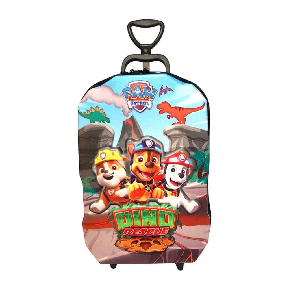 Mochila Escolar RodaTripla 3D Patrulha Canina Dino Infantil