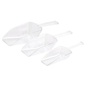 Kit Pás Medidoras De Acrílico Alimentos P, M, G Transparente