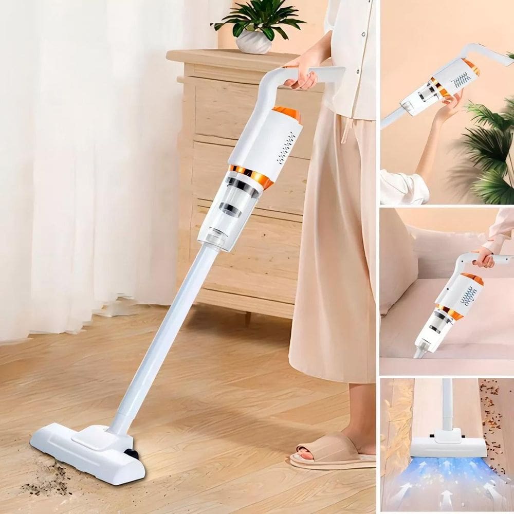 Aspirador De Pó Portátil Sem Fio 600Ml Prático E Eficiente