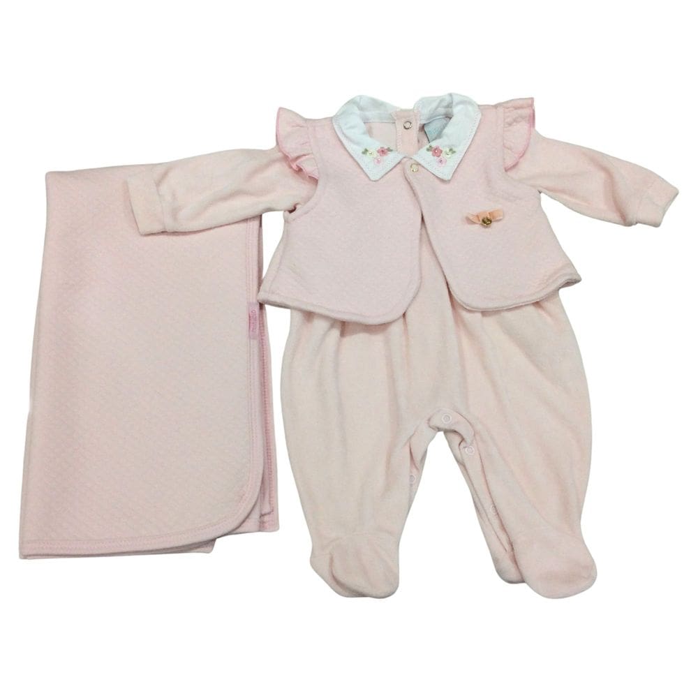 Saida Maternidade Fem 3 peças Miniclo Rosa