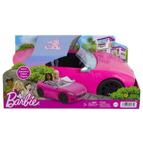 Barbie Carro Conversível Rosa Mattel
