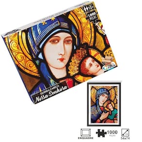 Quebra Cabeça Pedagógico Gigante Nossa Senhora 1000 Peças