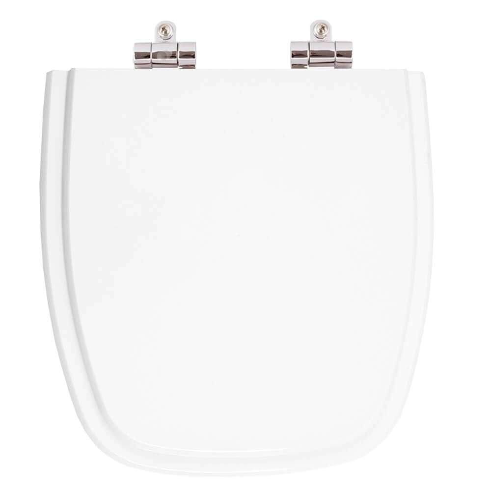Assento Sanitário Poliester Soft Close Flex Branco para vaso Deca