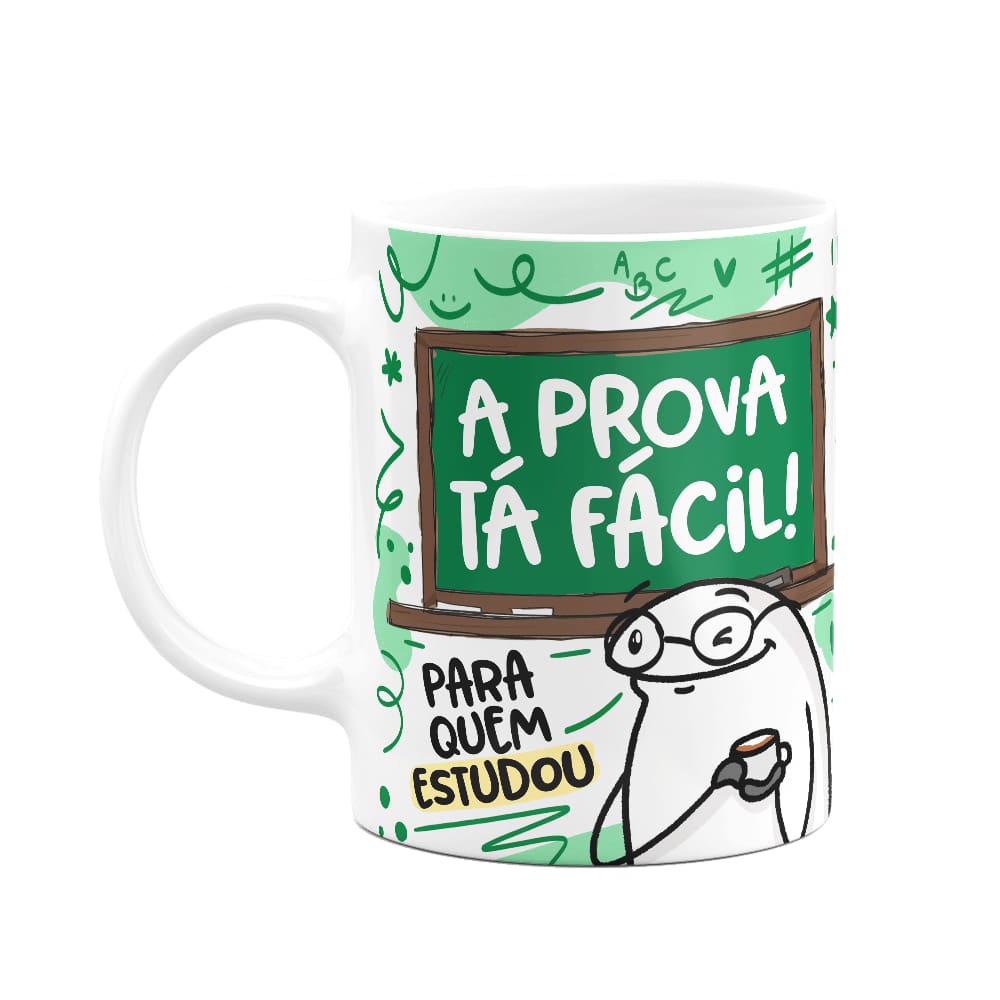 Caneca Flork Professor - A prova tá fácil