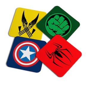 Porta copos Geek - Super Heróis - c/ 4 und 2.0