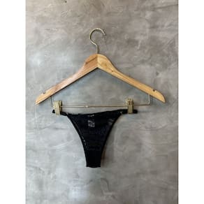 Calcinha Fio dental em tule, com renda sexy e sensual, de regulagem