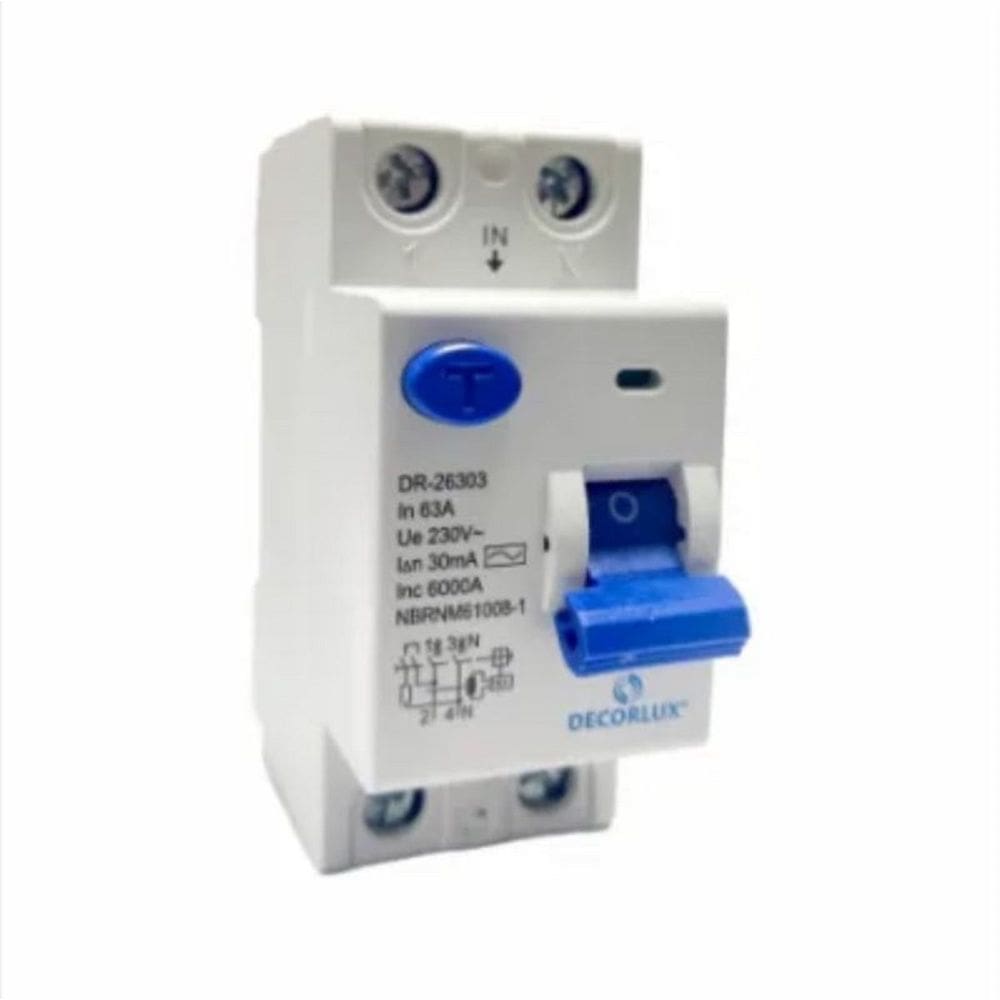 Interruptor DR Bipolar 63A 2P