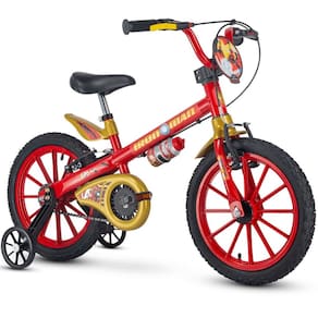 Bicicleta Iron Man Homem de Ferro Aro 16 Menino Nathor