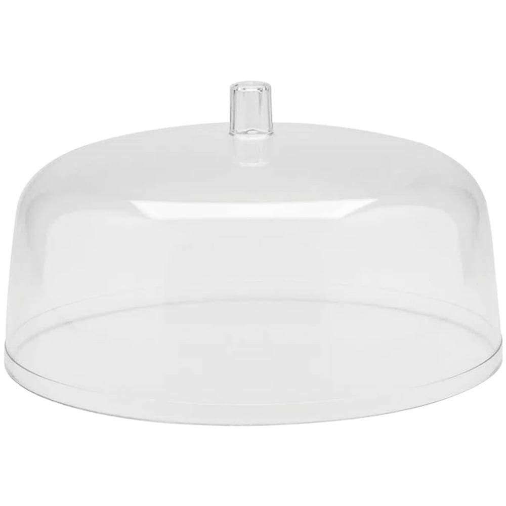 Cúpula Para Prato De Bolo Natural Tampa De Acrílico Cúpula De 30cm Ou