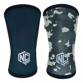 Joelheira Duo Face Nc Extreme 7mm - Preto/Camuflado