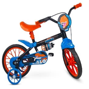 Bicicleta Infantil Aro 12 Power Rex Rodinhas Meninos Caloi