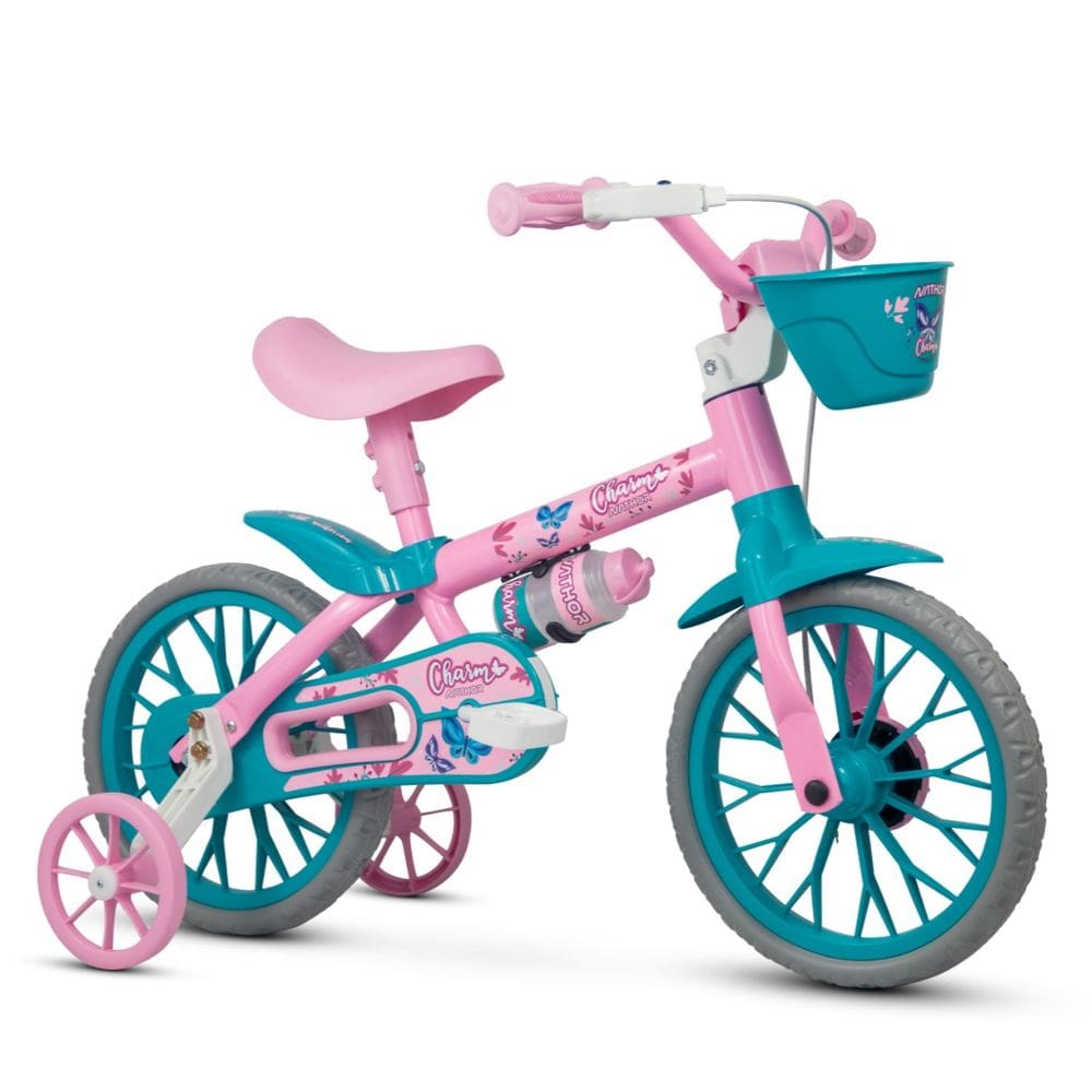 Bicicleta infantil Nathor Charm Aro 12 Rodas de Treinamento