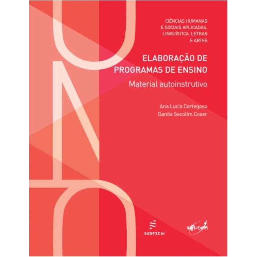 Elaboração de Programas de Ensino; Material autoinstrutivo