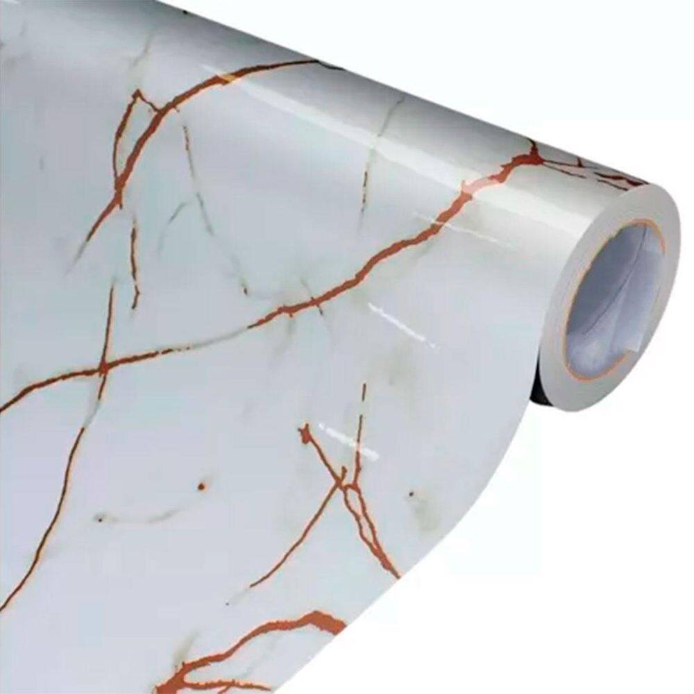 Adesivo Revestimento Mármore Calacatta Impermeável 9M X 60Cm