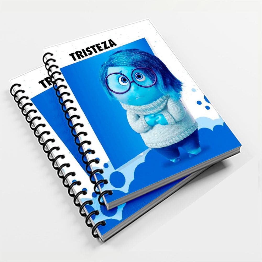 Caderno Universitário 10 Mat Pers. Divertidamente 2 Tristeza