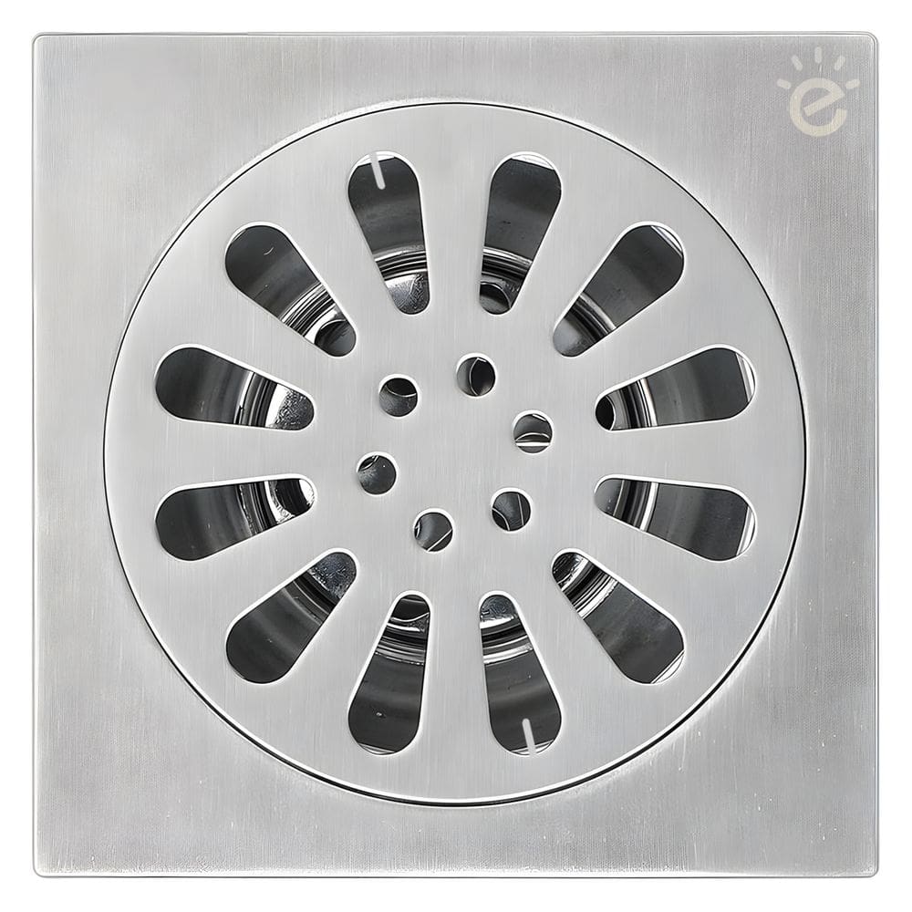 Ralo Banheiro Chuveiro Piso Chão Anti Odor Grelha Aço Inox 12cm