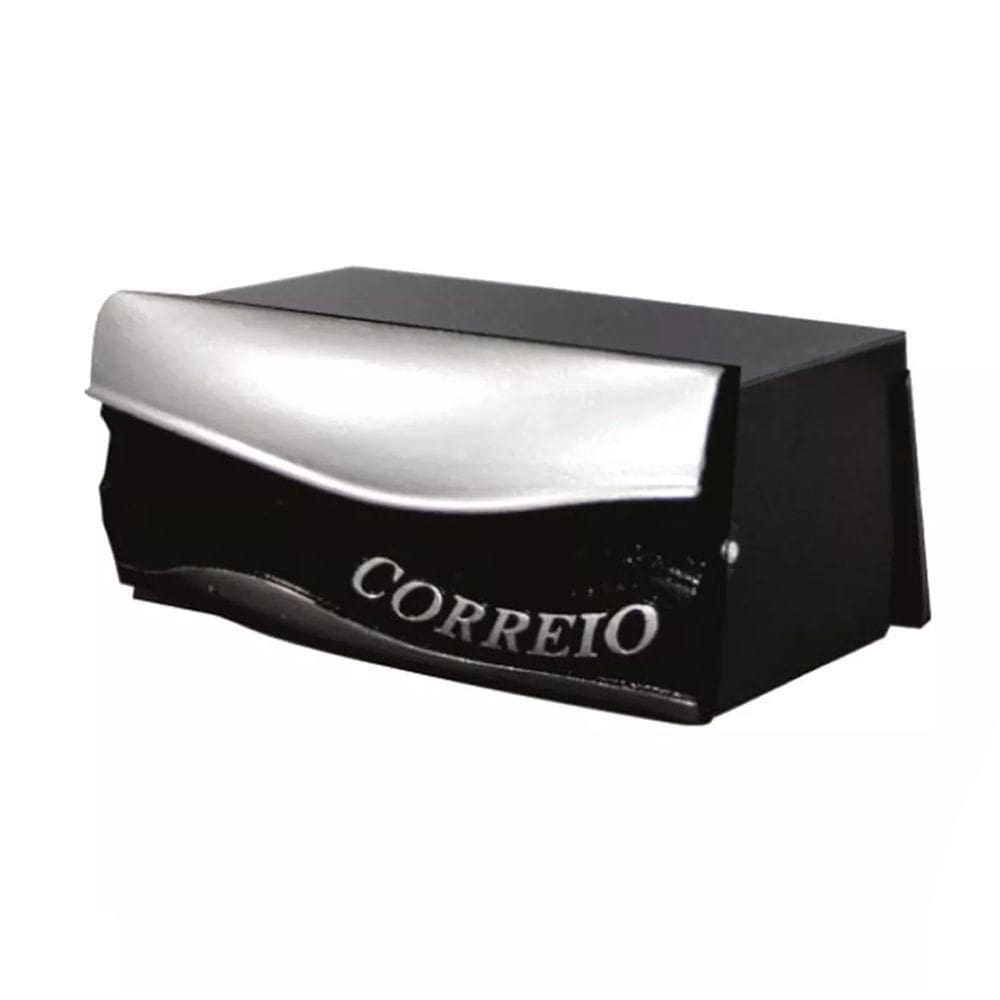 Caixa Correio Muroembutir Preto Moderna Sofisticada 30x25x12