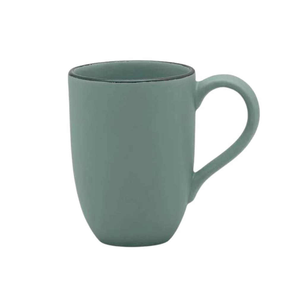 Caneca Em Cerâmica Flat 350ml Oxford Preto