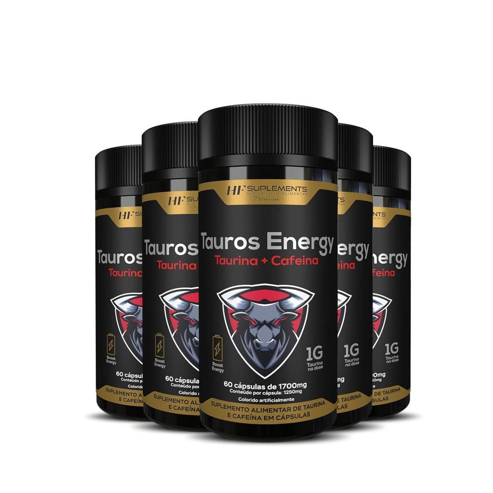 5X Tauros Energy 1700Mg 60Caps Hf Suplements