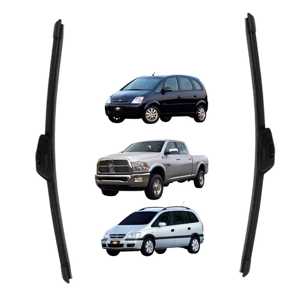 Palhetas Aerofit Direita+Esquerda GM Meriva 2006 A 2012 Bosch
