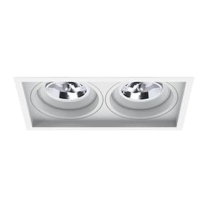 Spot Embutir Recuado Microborda Duplo Ar70 Branco - Interlight