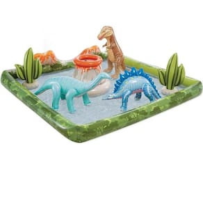 Piscina Dinossauros Infláveis Com difusor e bolas Intex 410L
