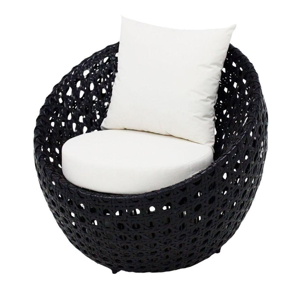 Poltrona Modelo Duty Com Almofada De Encosto Preto