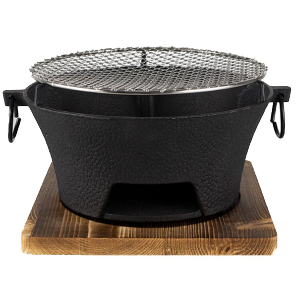 Panela Ferro Fundido Multifuncional Churrasqueira Fritadeira a Carvão Camping WCT FITNESS