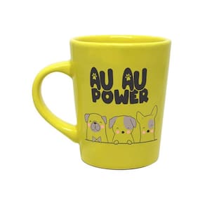 Caneca de Porcelana 270ml Au Au Power Amarela