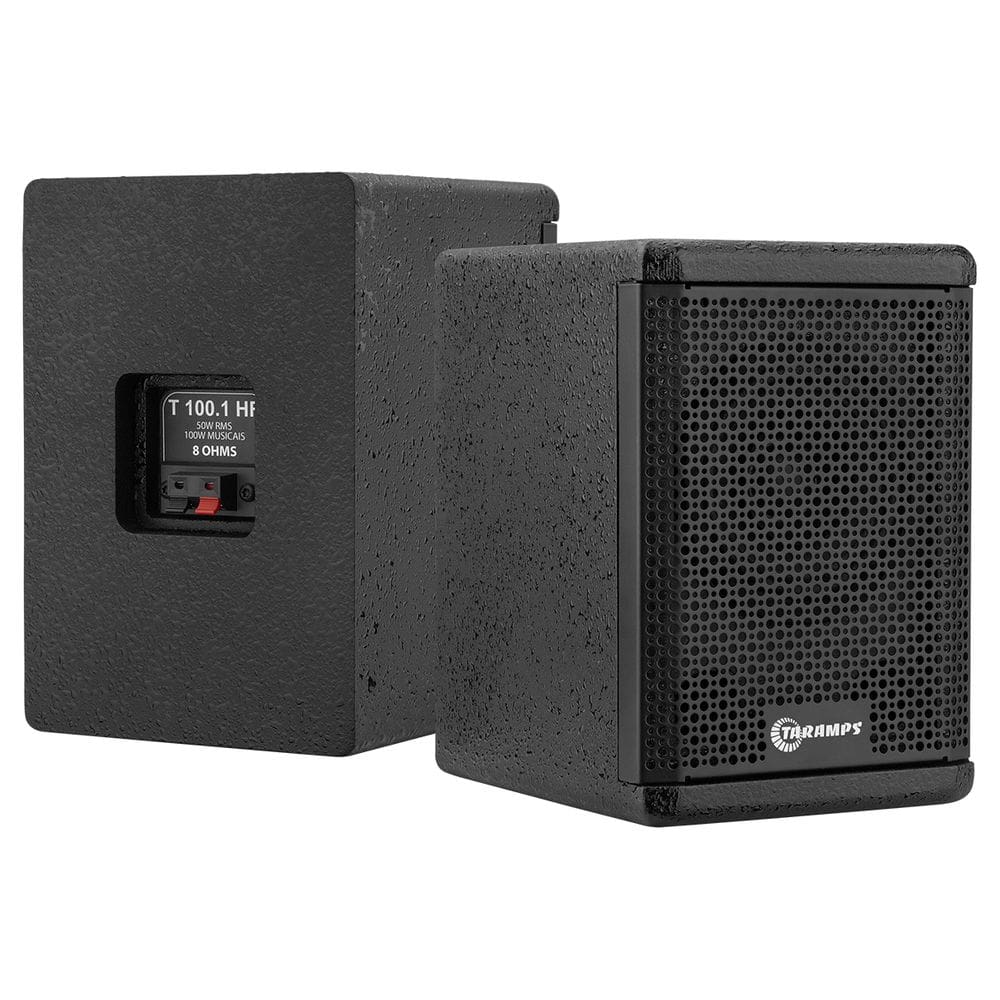 Caixa De Som Taramps Branco Passivo Acústico 50w Rms Preto