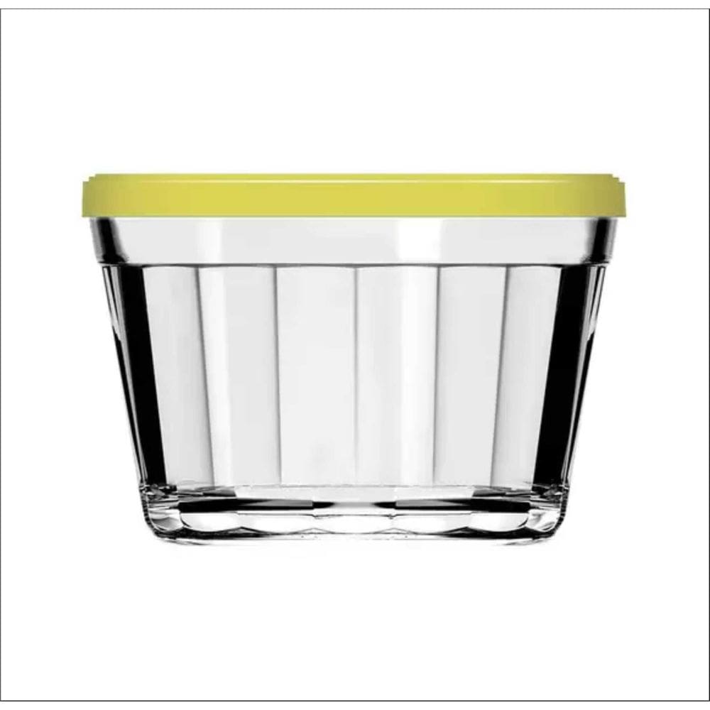 Pote De Vidro Pote Tampa 350Ml Freezer Microondas Forno 06