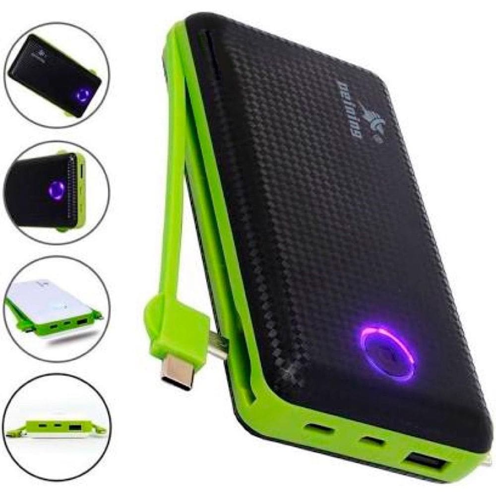 Power Bank 20000Mah Celular Portátil Versátil E