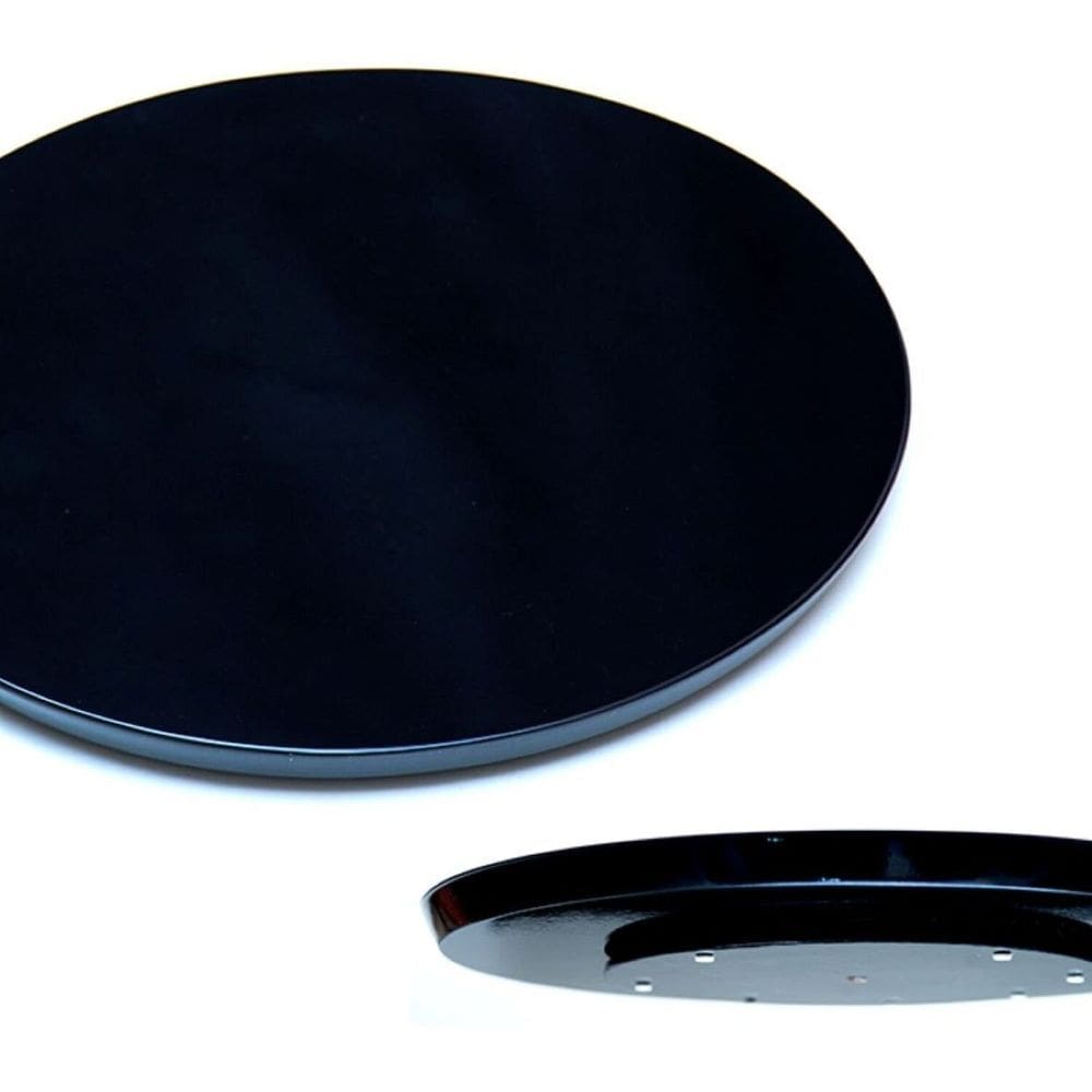 Prato Giratório para Sala de Jantar 50cm Preto