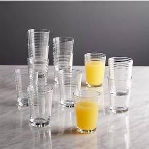 Kit 24 Copos de Vidro Resistente 200ML Sucos e Drinks