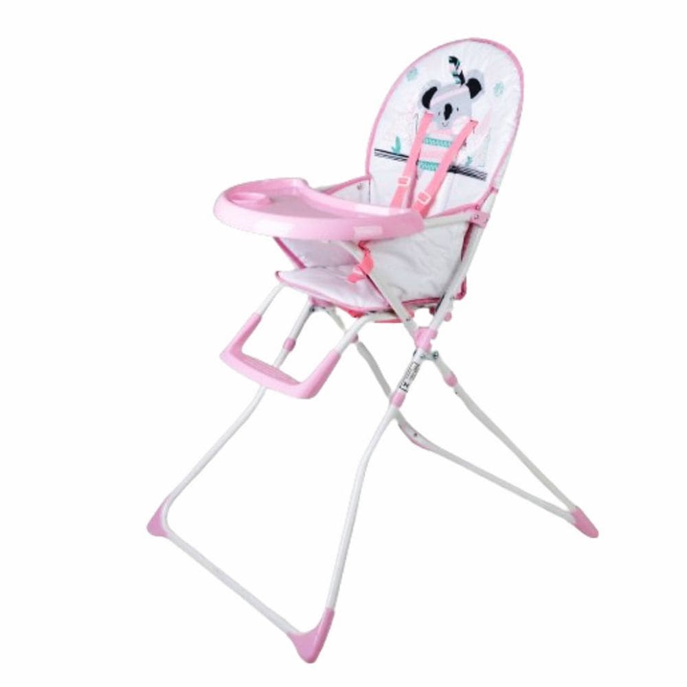 Cadeira de Alimentação Portátil Bebê Rosa Coala Passear Baby