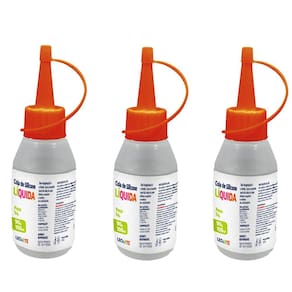 Cola De Silicone Líquido Leonora 100ml - Kit 3 Unidades