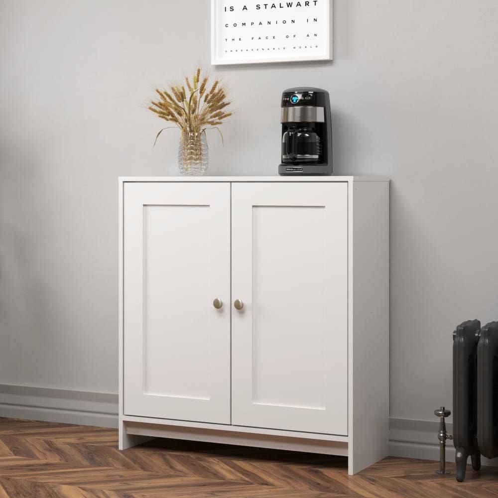 Balcão De Cozinha Americano 2 Portas Bm08 Branco Decibal