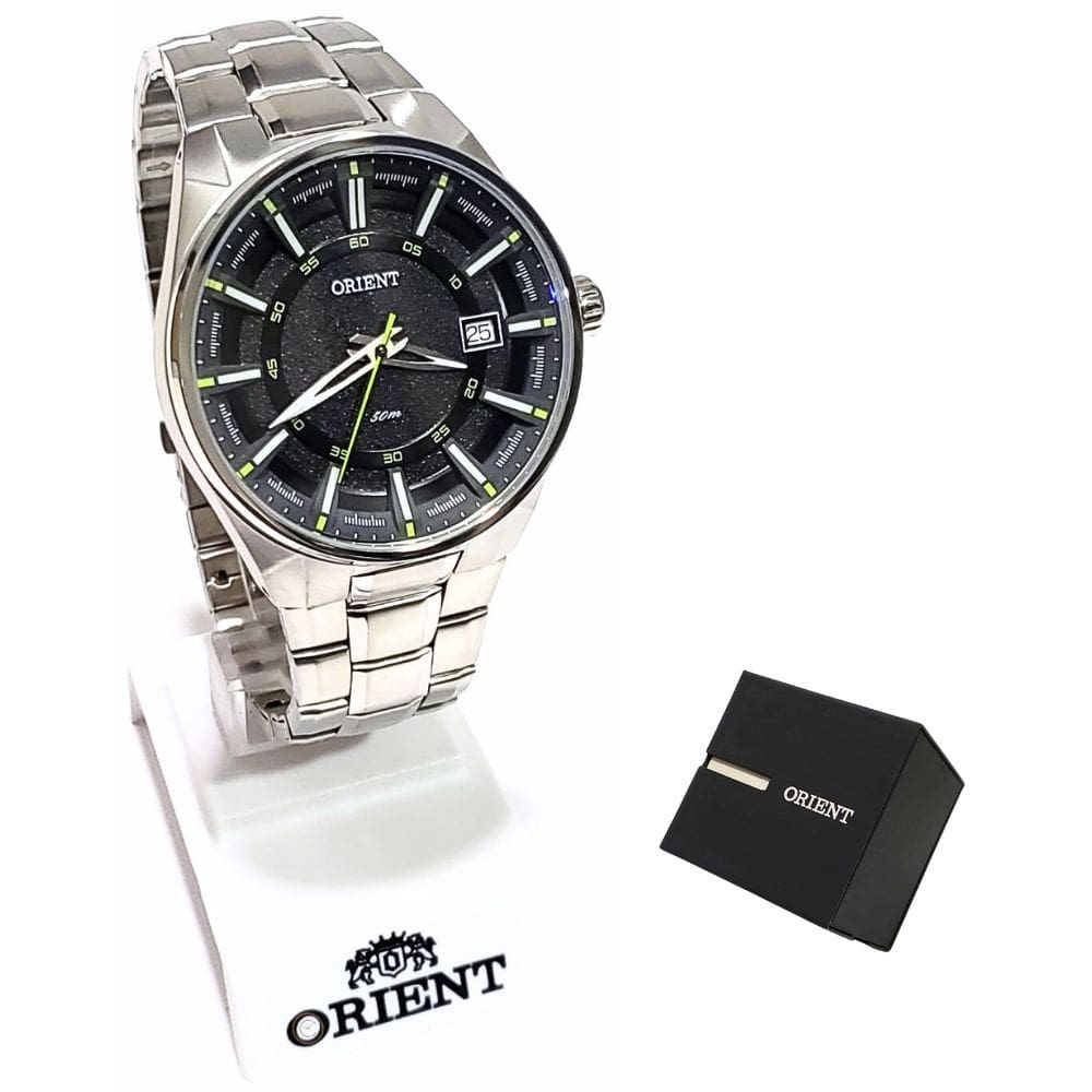 Relógio Orient Masculino Analógico Prateado MBSS1313 PFSX