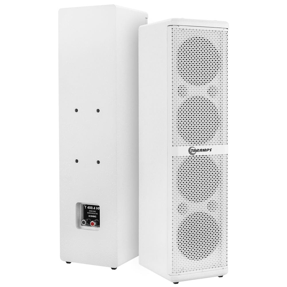 Caixa Acústica Passiva TARAMPS T 400.4 HF 4 OHMS Branco