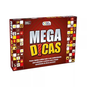 Jogo de Tabuleiro Mega Dicas Conhecimento Infantil +8 Anos Pais e Filhos