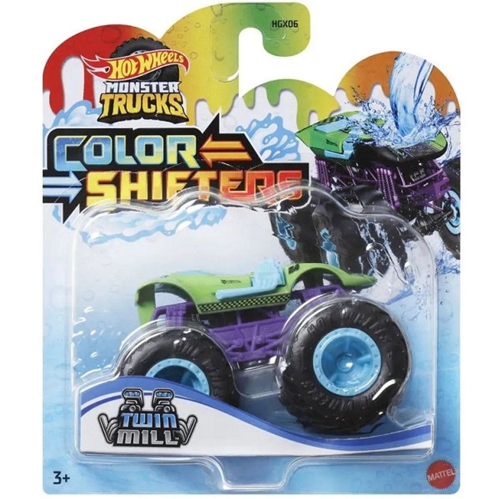 Hot Wheels Color Shifters Muda de COR NA Agua TWIN MILL Mattel HGX06