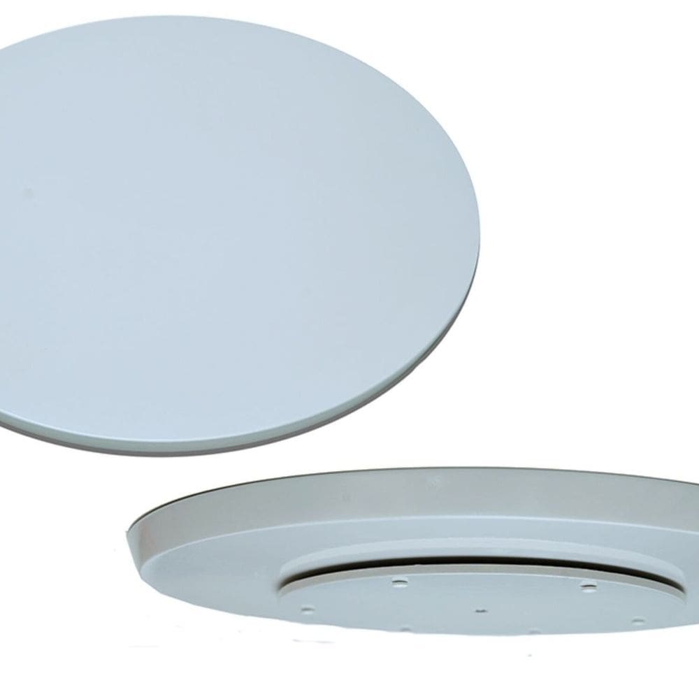 Prato Giratório para Sala de Jantar 40 Cm Off White