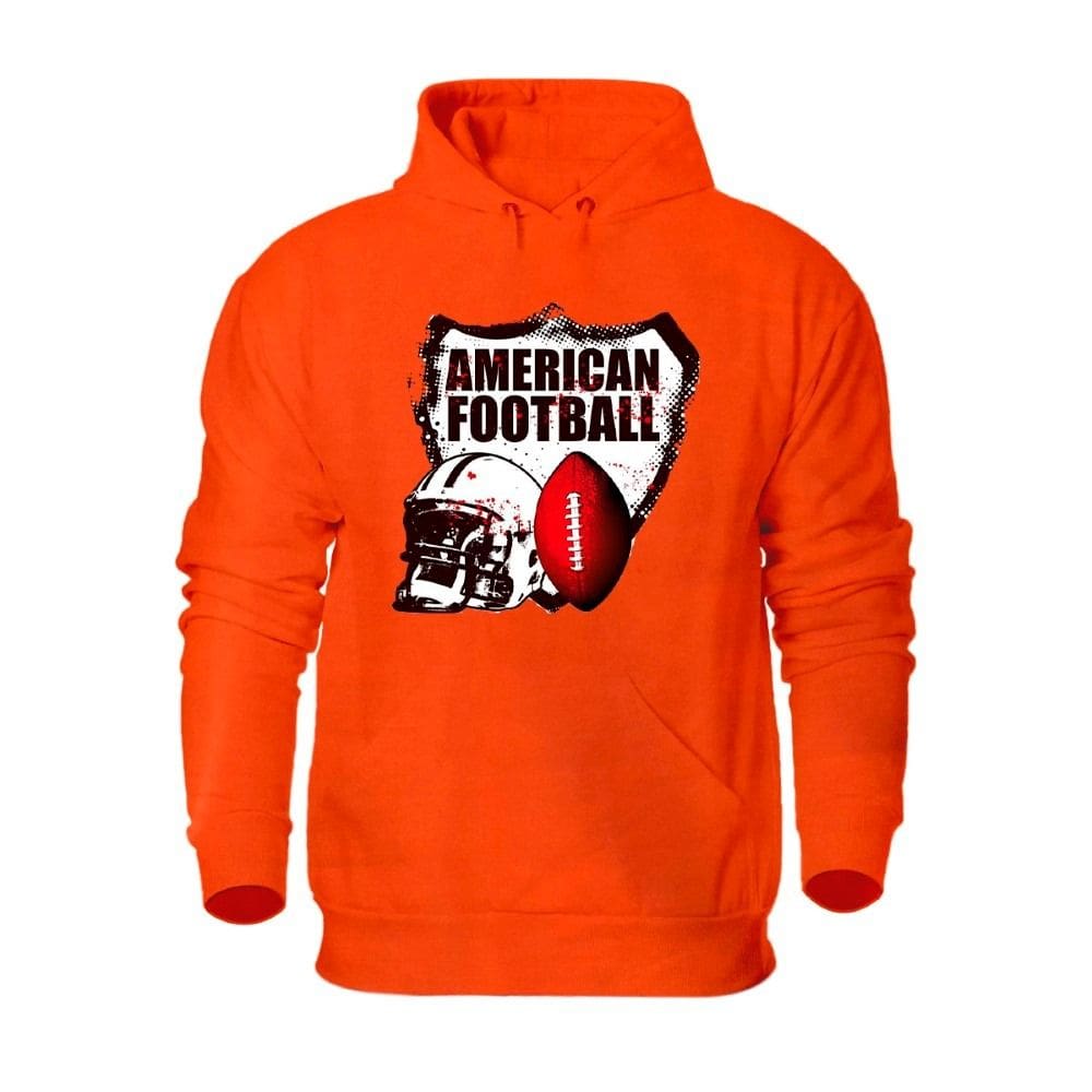 Blusa de Frio Moletom Abrigo Masculino Inverno Flanelado Com Bolso Canguru Estampado