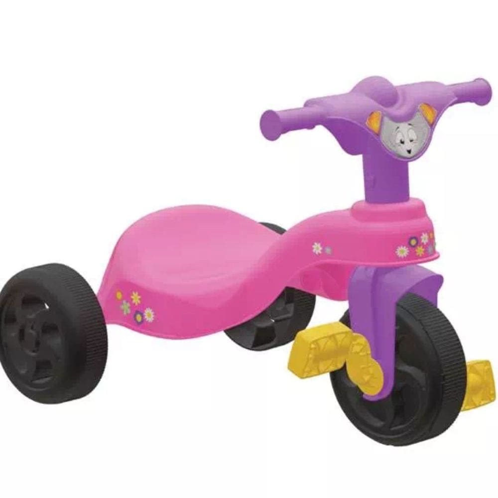 Triciclo Encantado Pedais Infantil Desenvolve Coordenação Motora Crianças Pais e Filhos