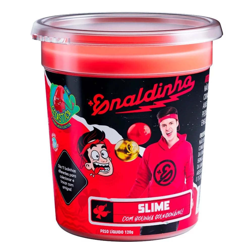 Slime Gelástica Enaldinho Toys Lab 120g